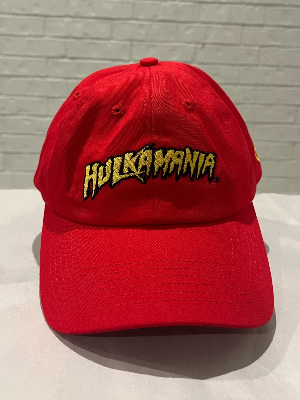 Hulkamania Red Embroidered Baseball Cap